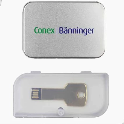Металлический брелок, брелок-бриллиант для путешествий и USB-флешка для ключей, оптом
