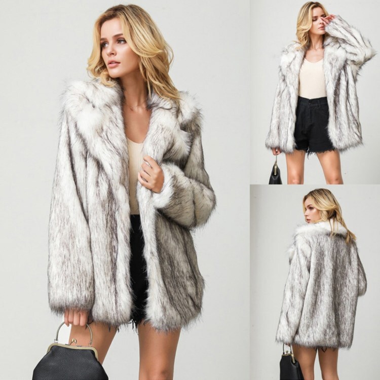 2024 New Fur Jacket Imitation Fox Fur Casual Warm Women's Fur Jacket European and American Large Size Jacket Loose 2024 New Fur Jacket Imitation Fox Fur Casual Warm Women's Fur Jacket European and American Large Size Jacket Loose