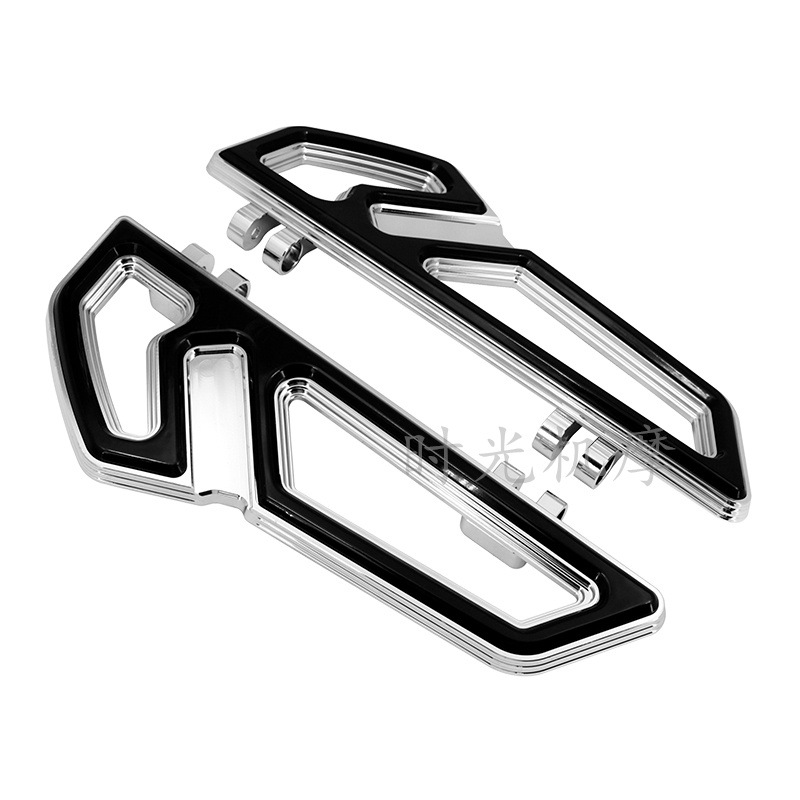 Suitable for Harley Soft-tail Fat Boy Heirator Big Glider Street Road King CVO Road Front and Rear Pedals Large Pedals