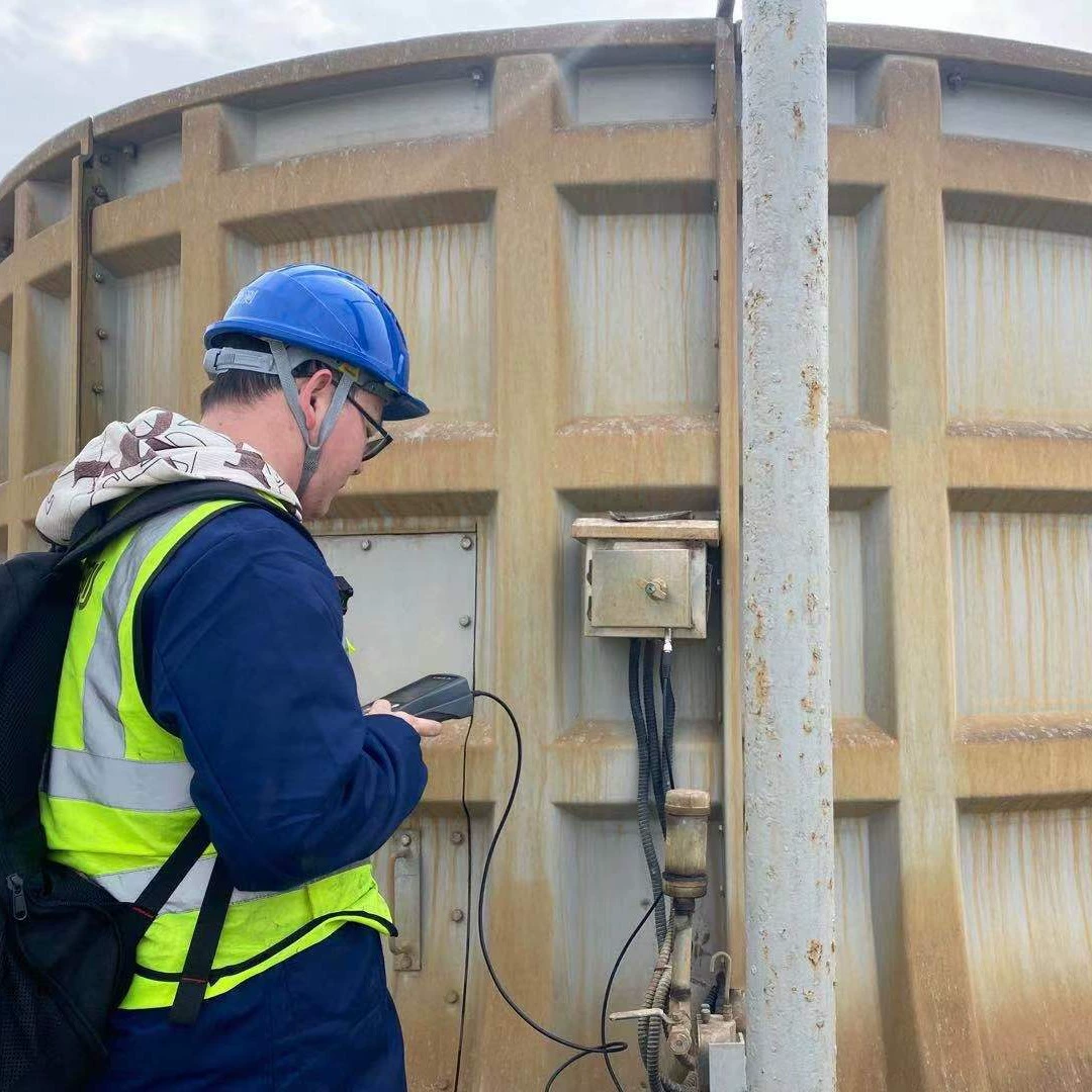 Обнаружение неисправности градирни на месте динамического баланса