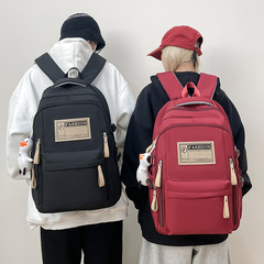 ドロップシッピングサプライチェーン Douyin 学生スクールバッグファッショナブルなカップルバックパック高価値容量抗バックパック