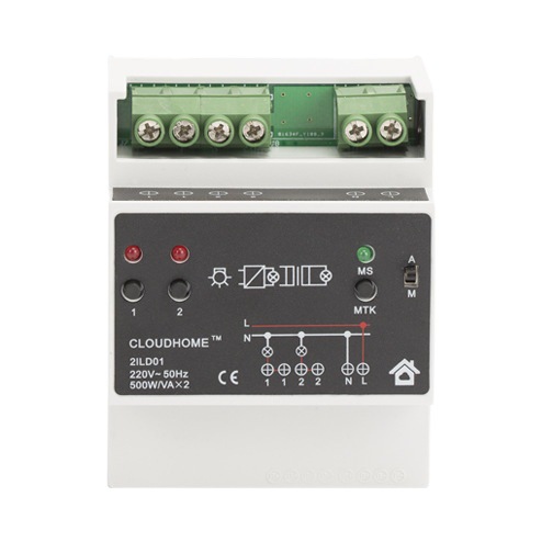 2路白炽灯调光单元(500W)
