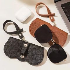 New PU sunglasses bag portable glasses box sunglasses protective cover cute glasses clip women simple glasses bag