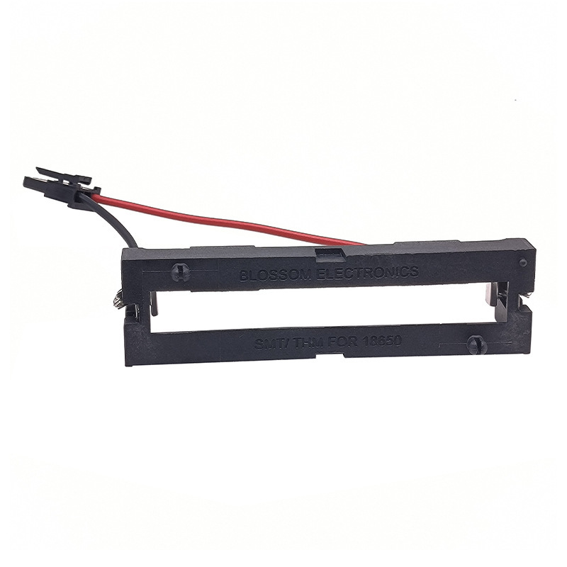 Customized Series and Parallel Battery Box Wiring Harness 3Pin 1 Cell 2 Cells 3 Cells Battery Base Black Uncovered Battery Box