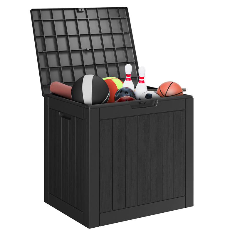 Caja de Almacenamiento Exterior de 30 Galones, Caja para Terraza |   Resistente a la intemperie