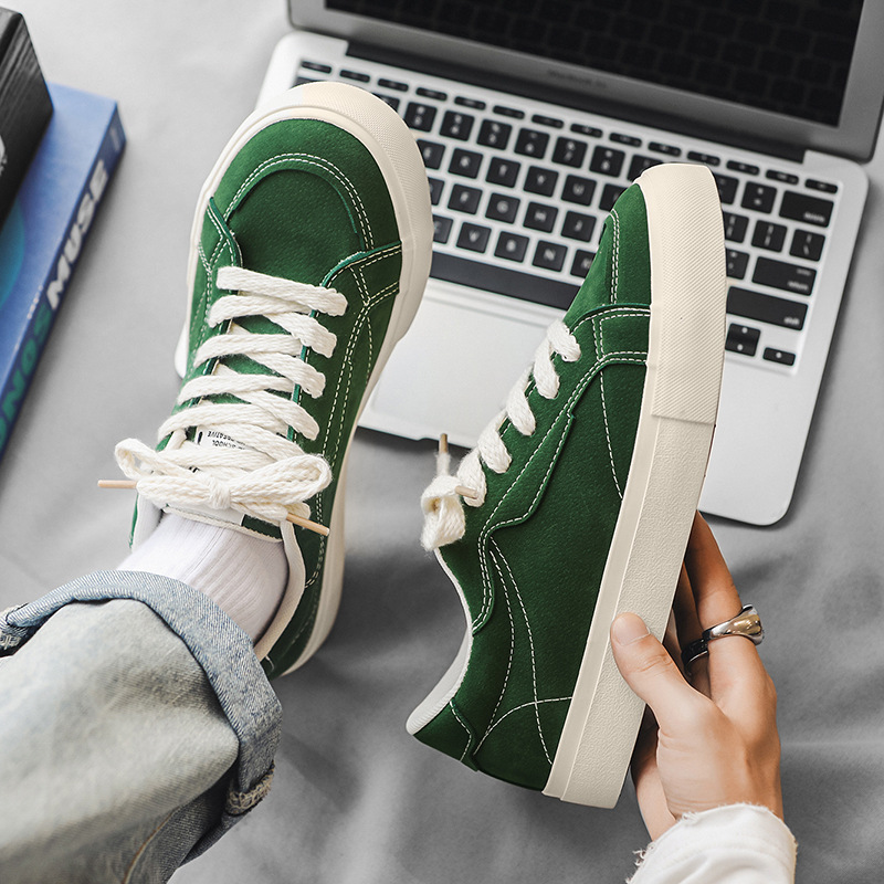 Fall 2023 new trendy canvas men's shoes popular men's casual sneakers