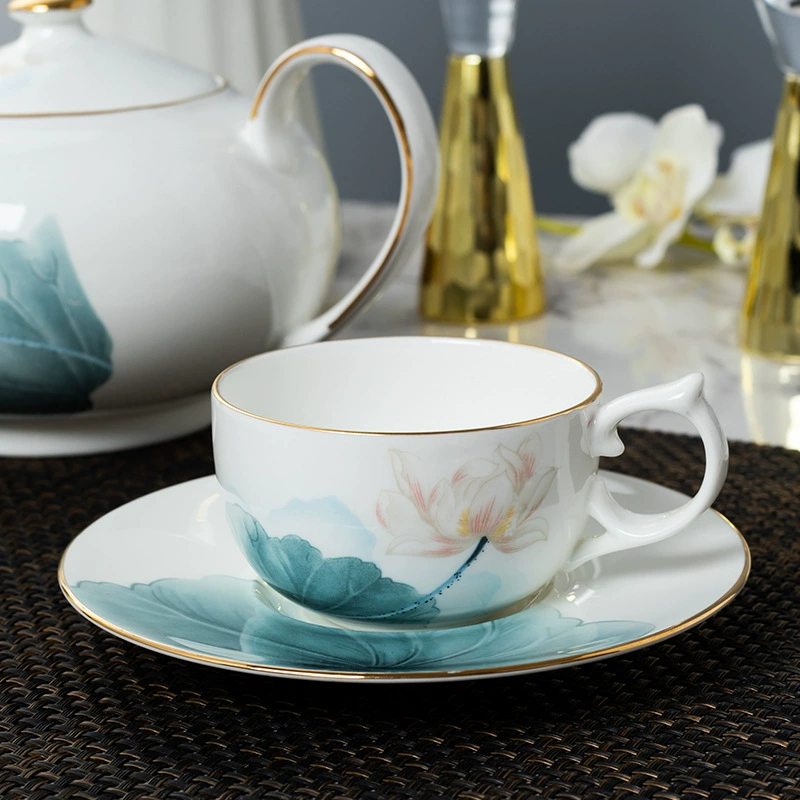 Ceramic tableware for hotel, high-end set, Chinese style