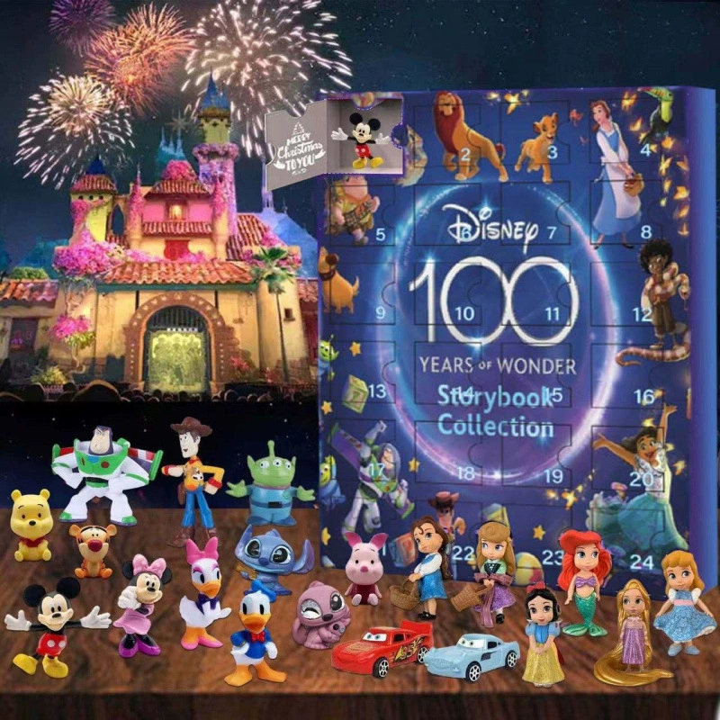 Disney, cute calendar, minifigure, doll, decorations