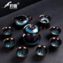 金沙功夫家用窑变盖碗