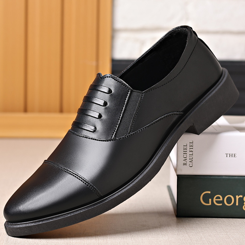 Cuero de vaca primavera y otoño inglés casual de negocios zapatos de cuero zapatos de hombre zapatos al por mayor zapatos casuales zapatos trajes
