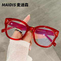 Jet 5039 retro myopia frame glasses manufacturer wholesale cross-border glasses frames new square frame anti-blue light glasses