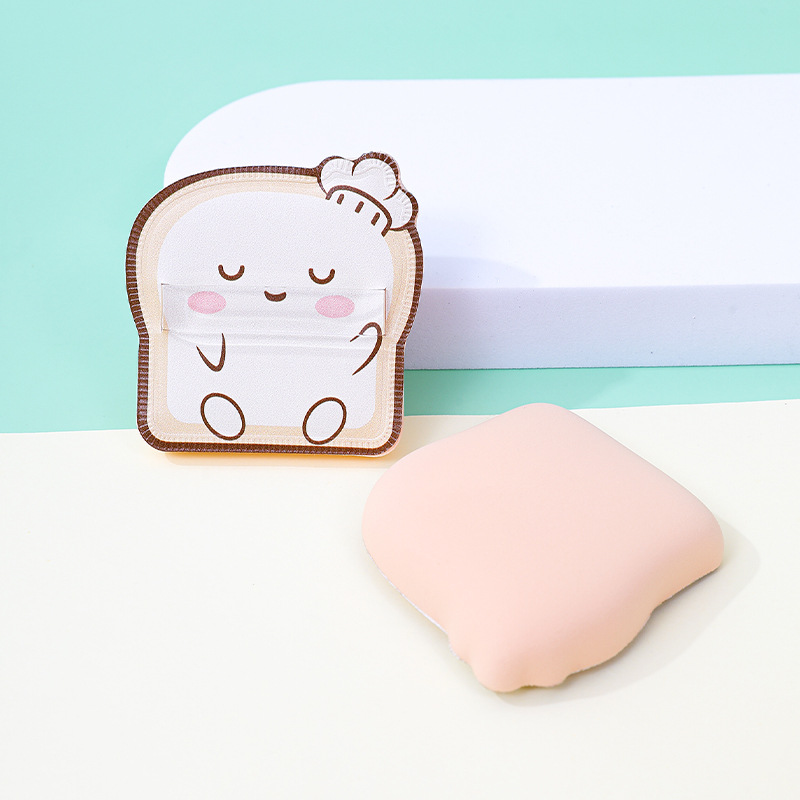 Fábrica de pan personalizado tostado marshmallow polvo super suave engrosado seco húmedo doble uso no látex cosmético almohadilla de aire esponja