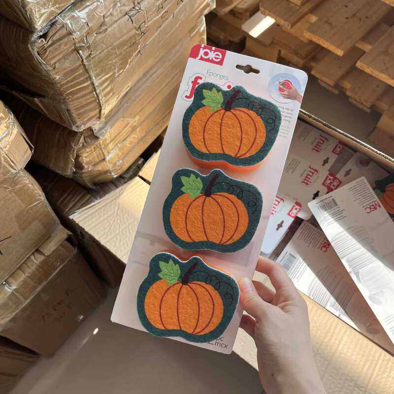 海外取寄せ品、カード1枚で3枚、漫画スポンジ、食器洗い用両面たわし、吸水性たわし|undefined