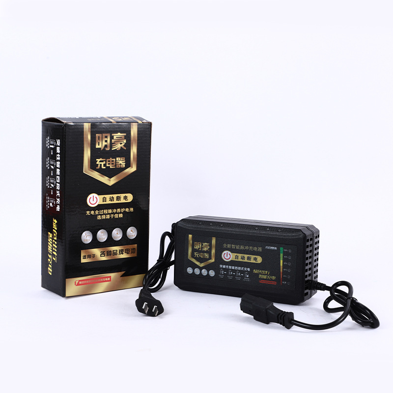 Electric scooter charger 24V 48V 60V 72V six light display universal electric scooter charger