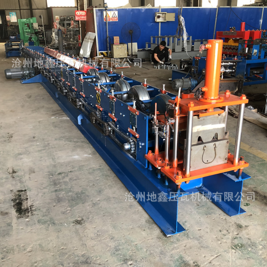 天沟设备 全自动大水槽压瓦机设备 水槽机  排水槽成型机