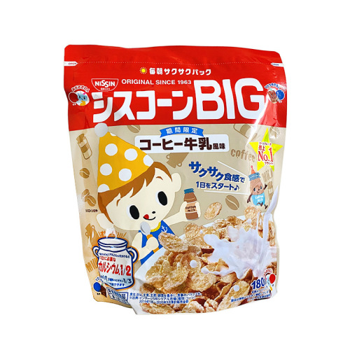Japanese imported snacks Nissin Original Milk Corn Crispy Oatmeal ready-to-eat baby nutritious breakfast instant meal replacement