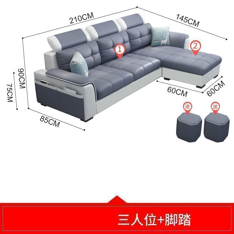 布ソファーセットの賃貸住宅の小戸型現代客間家具がシンプルで折り畳み可能な布芸ソファー両用|undefined