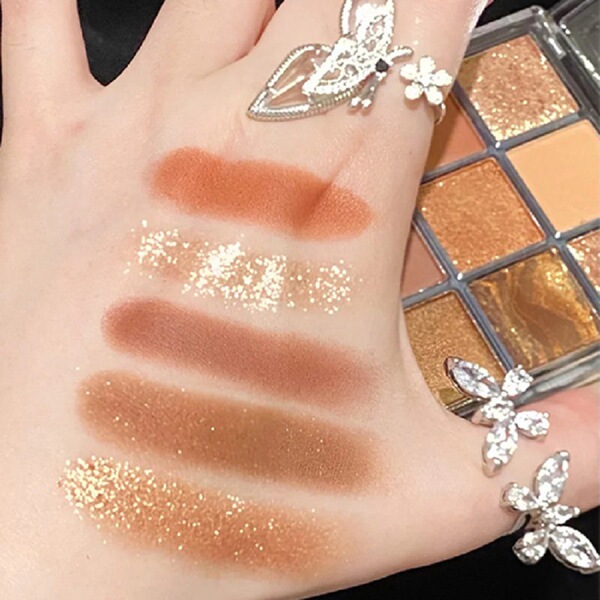 Ins ultra -fire transparent acrylic nine -color eye shadow plate…
