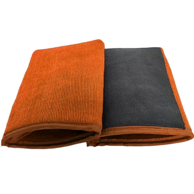 Car cleaning tools Towel Scrubbing Wipe - striped-mud-gloves-orange