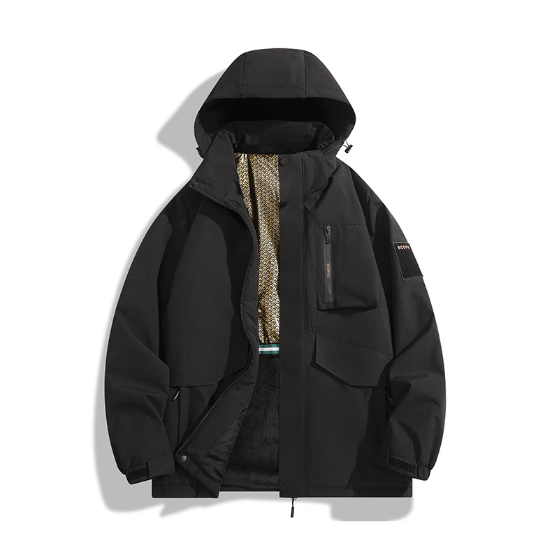 Nuova tendenza invernale con cappotto spesso e morbido, giacca in cotone con cappuccio, moda maschile calda_voghion.com