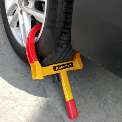 Factory direct sales car tire lock clip wheel lock horn anti-theft lock vise parking lock manufacturers direct batch