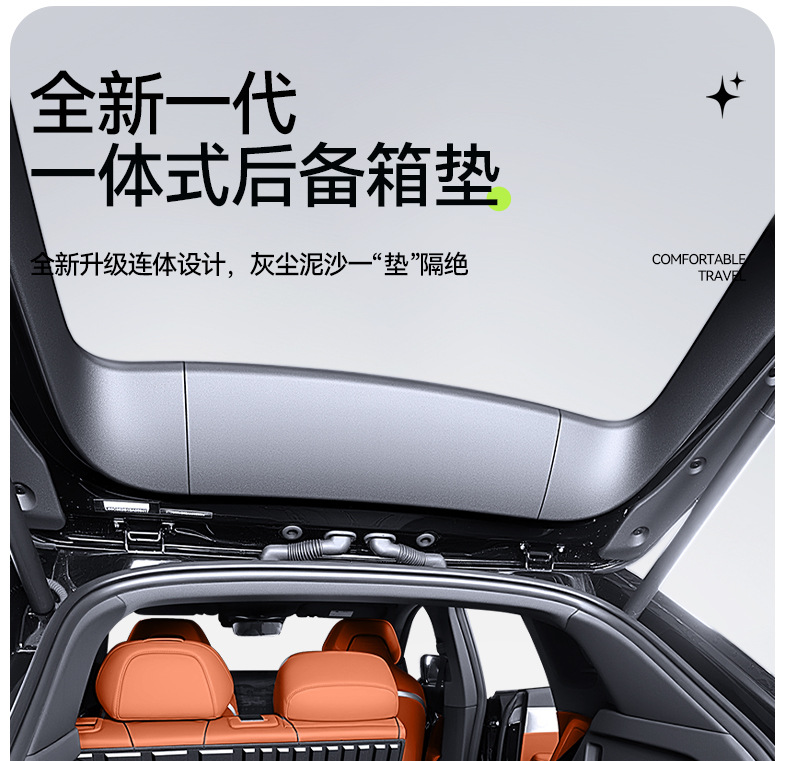 Suitable for 26 models of Song Ultra EV/DMi, TPE BYD integrated trunk mat modification accessories