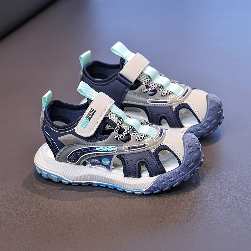 Sandalias de suela suave para niños 2026 verano nuevo estilo de moda para niños zapatos casuales para niños grandes zapatos antipatada image 3