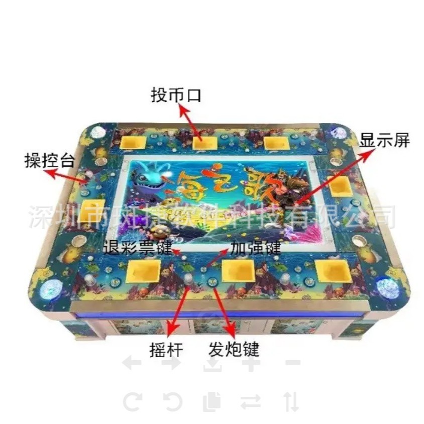 海之歌电玩设备 海王3审批标签游艺机电玩城哪吒游戏机打鱼审批机