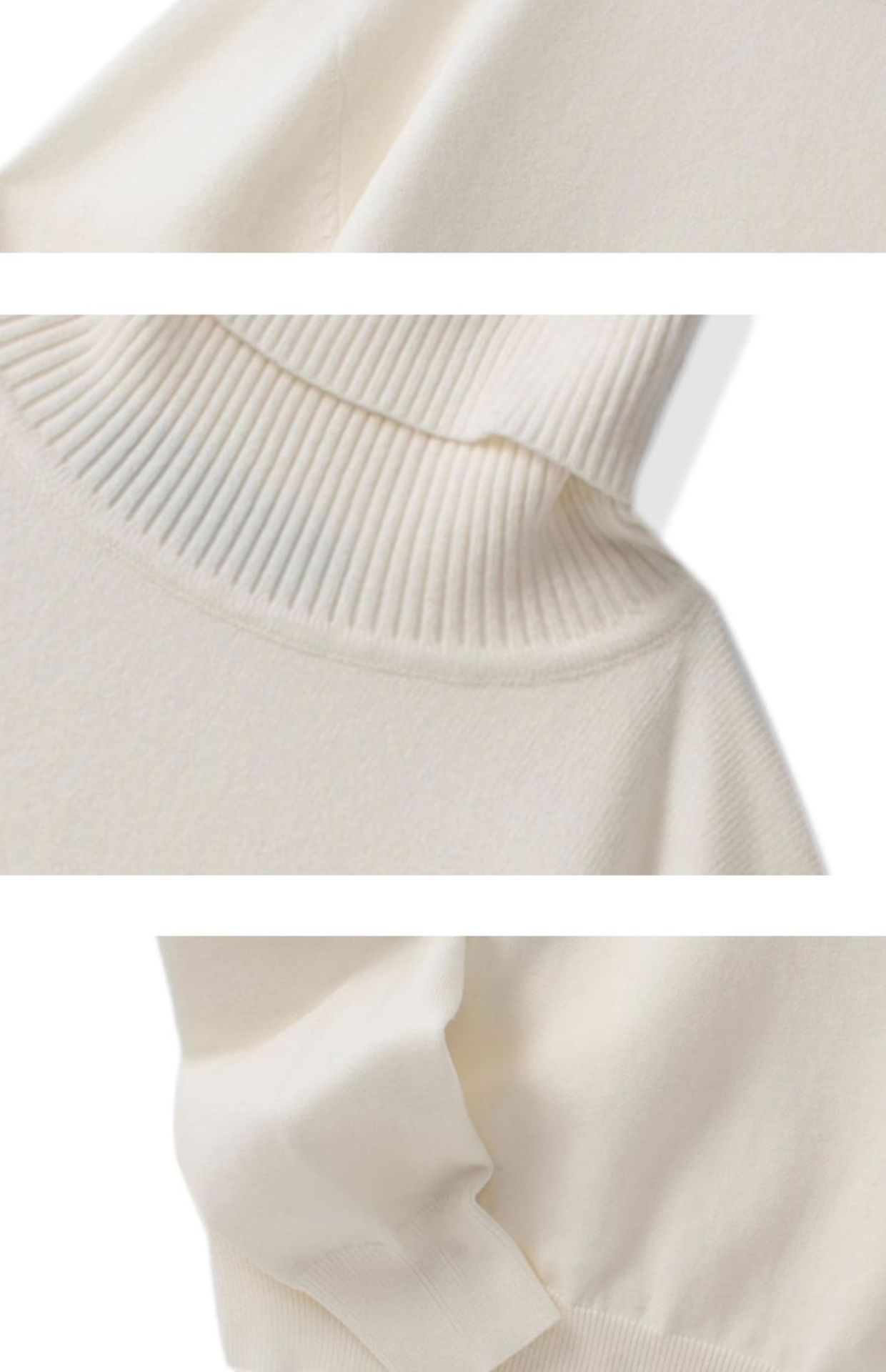 Men's Slim Fit Turtleneck Sweater – Korean-Inspired, Solid Color, Long Sleeve Pullover (M-3XL, Black/White/Apricot/Brown/Camel_voghion.com