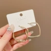 45#-Holved Square Earrings