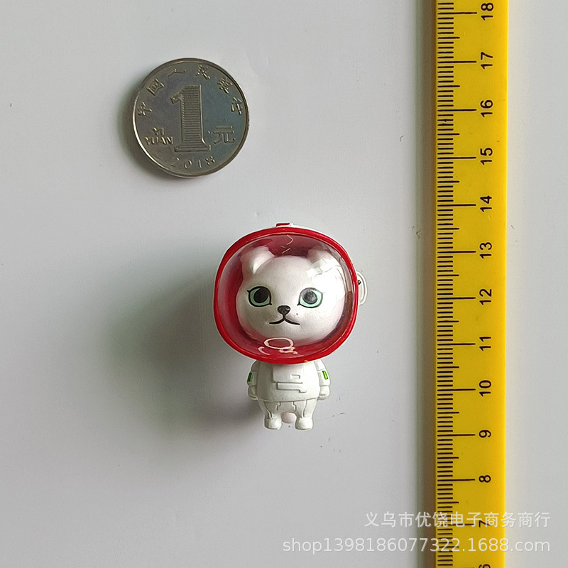 漫画クリエイティブ立体猫宇宙飛行士冷蔵庫貼りマグネットステッカー宇宙シリーズ冷蔵庫貼りホーム装飾マグネット|undefined