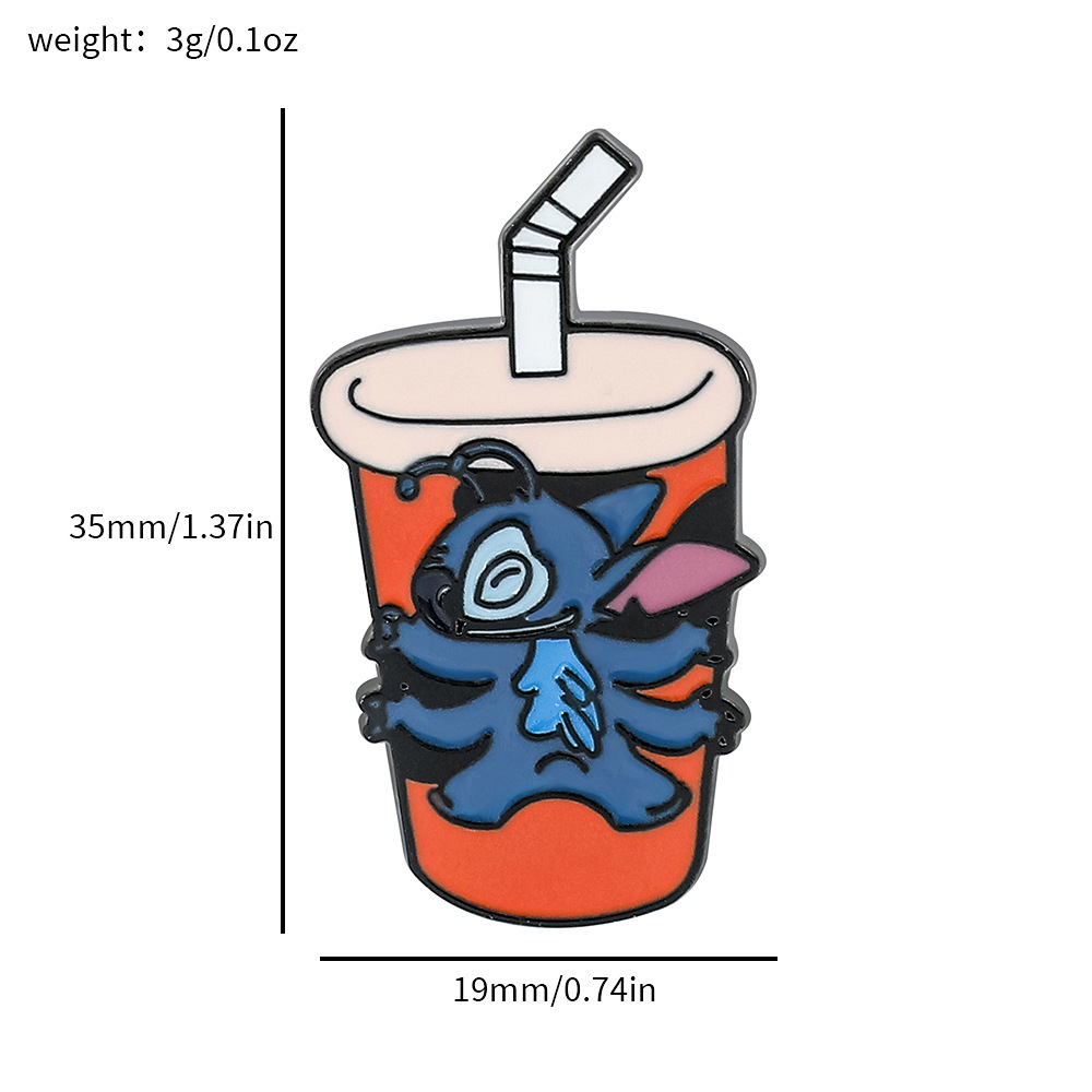 100 Insignias Metálicas Clásicas de Stitch, Broche de Aleación de Star Wars, Stitch, Maestro Yoda, Venta al por Mayor