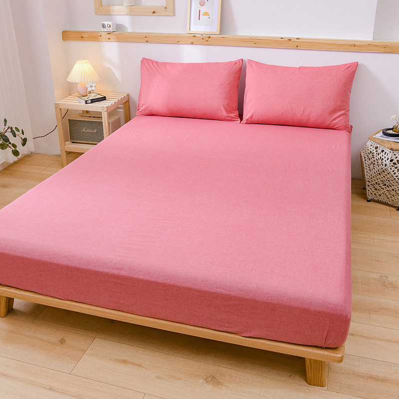 2024 nueva clase A de algodón teñido en hilo de algodón lavado funda de almohada para estudiantes