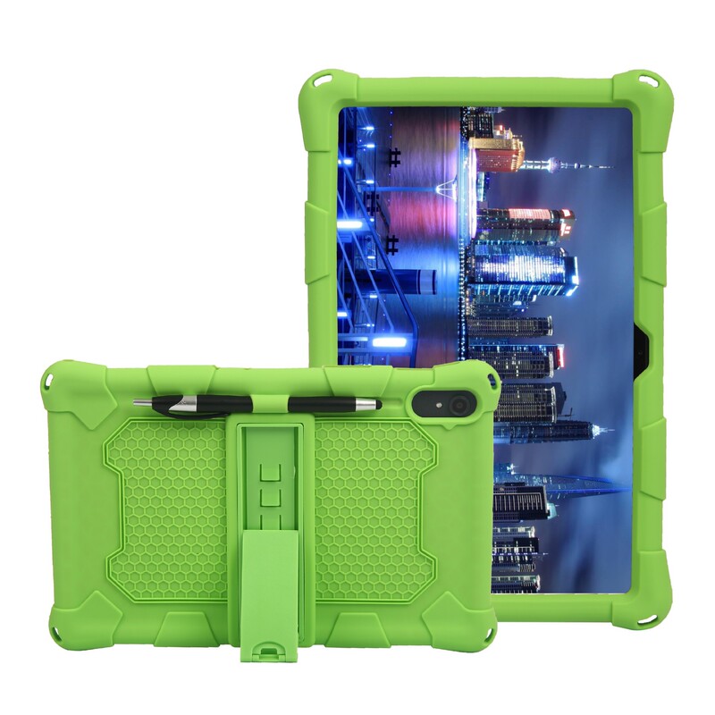 For Lenovo Tab P11 flat cover M10 Plus pen slot M8 bracket K10 silicone TB-9707 protective case