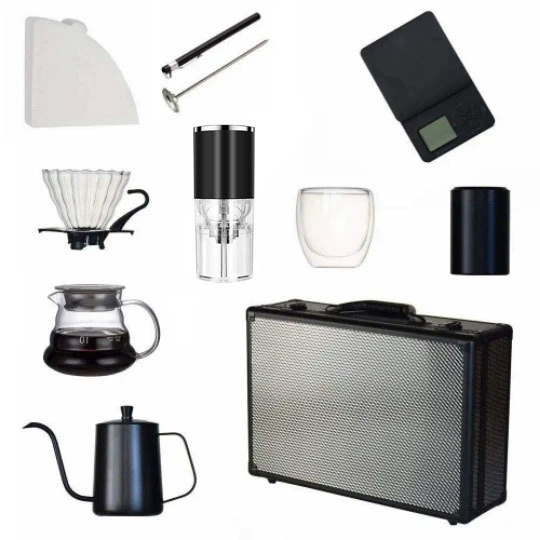 Storage system for traveling, coffee pot, set, full set