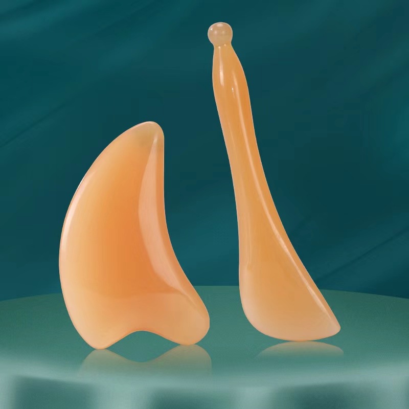 Taklit boynuz kazıma tahtası yüz masajı yüz kaldırma özel tendon çekme çubuğu güzellik masajı çok fonksiyonlu kazıma sayfası