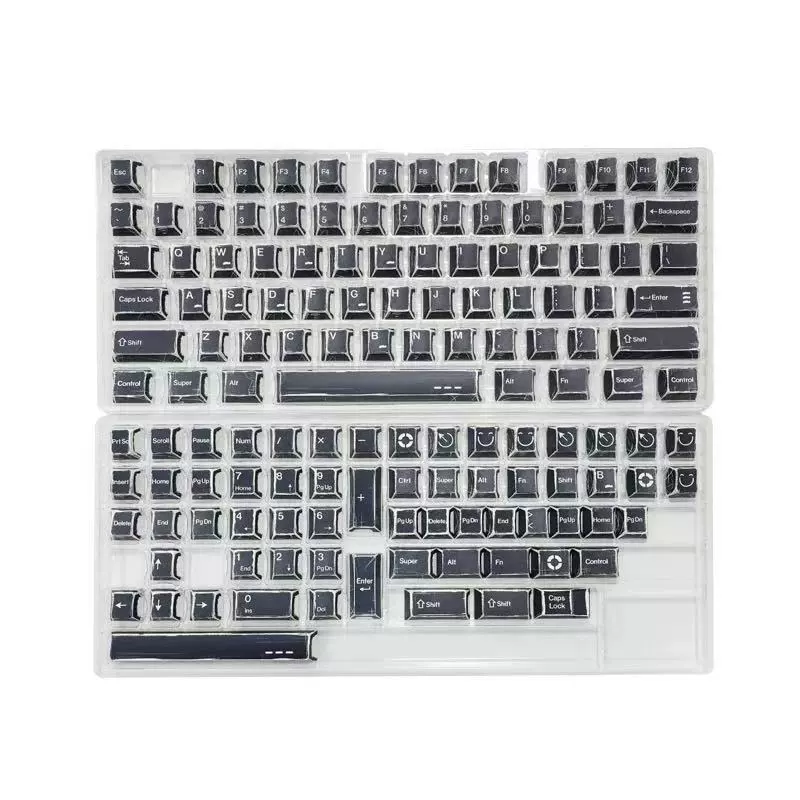 Набор колпачков для клавиш, 136–137 PBT Cherry-Profile, полная пятигранная печать по краям