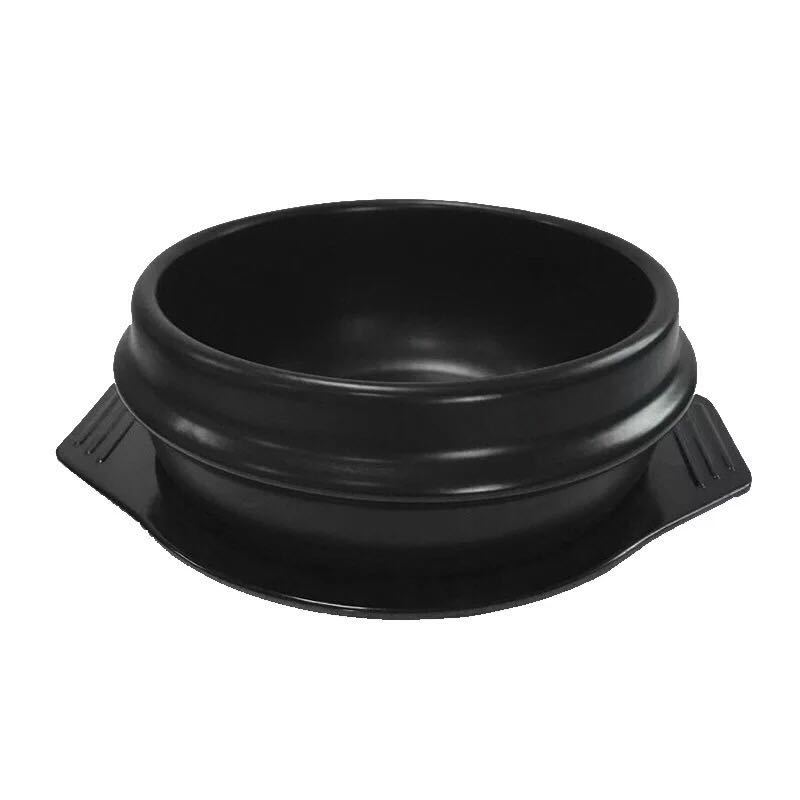 Korean Bibimbap Stone Pot, Household Korean Rice Noodle Casserole, Small Heat-Resistant Yellow Braised Chicken Pot