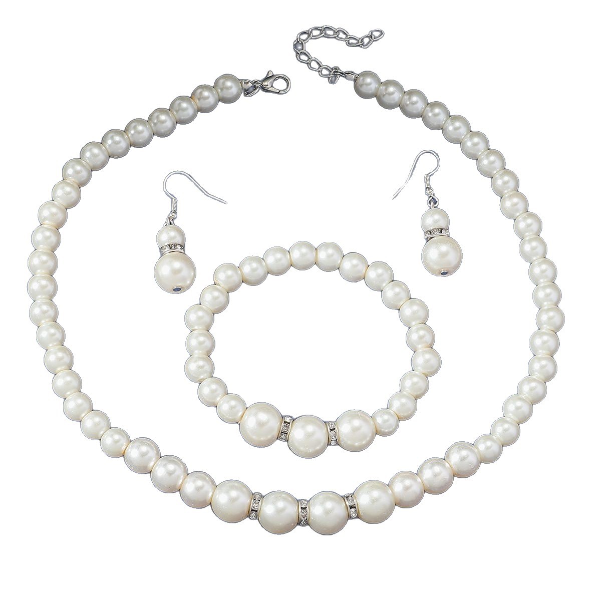 Collar de perlas en vivo aguas abajo, collar de clavícula, regalo para mamá, joyas retro cheongsam, juegos de joyas de verano para mujeres image 6