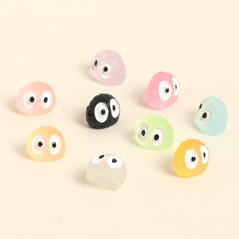 Luminous Resin Dust Elf Colorfulful Small Briquettes DIY Jewelry Accessories Mini Decorative Desktop Car Ornaments