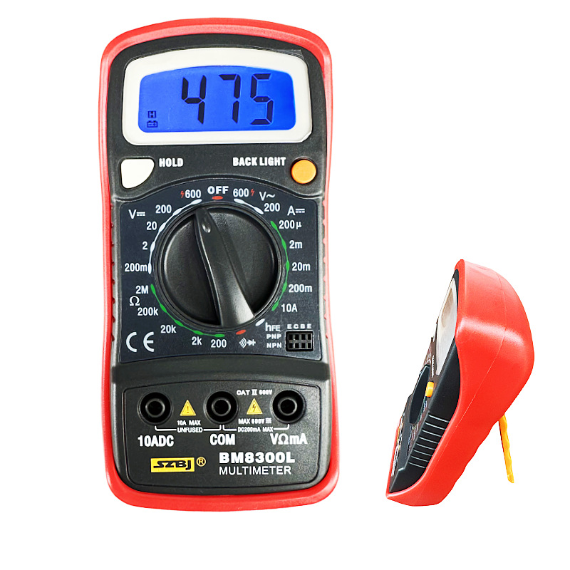 数字电子万用表三用测试检测仪滨江BM8300L全保护电工用背光蜂鸣