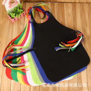 Factory wholesale hot pot restaurant disposable non-woven apron anti-oil anti-fouling waist