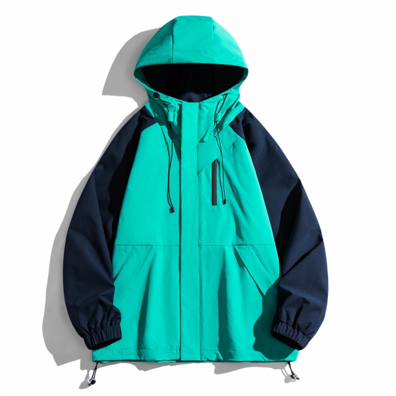 Men's Clothing mountain jacket for men and women couples spring and autumn hooded jacket windproof and waterproof soft shell jacket trendy_voghion.com