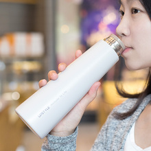保温杯女生高颜值杯子新款2024日系小水杯学生情侣保温瓶便携