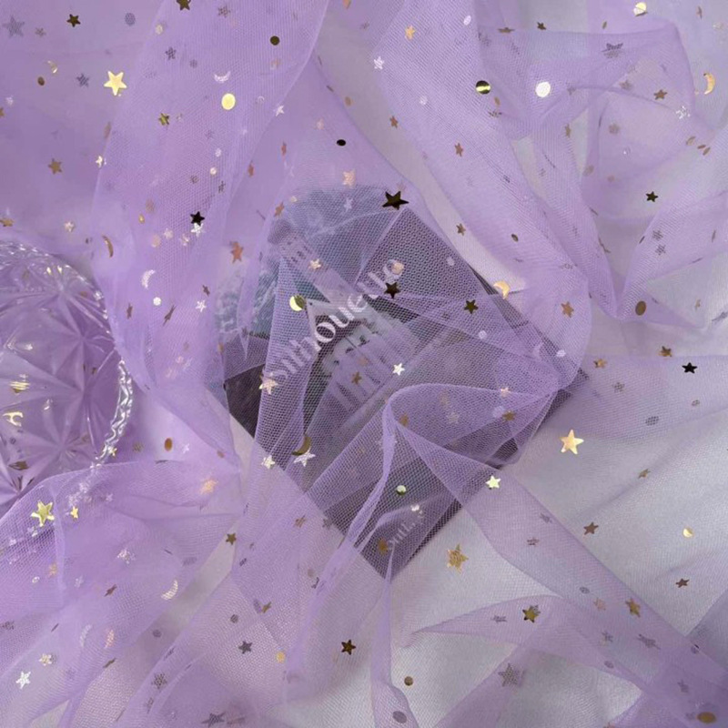 星insメッシュ布星糸お土産ソフト糸網糸卸売り写真背景ガーゼ|undefined