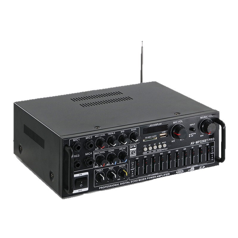 AV-MP326BT PRO 大功率带超重低音2.1声道蓝牙带均衡调节功放机|undefined
