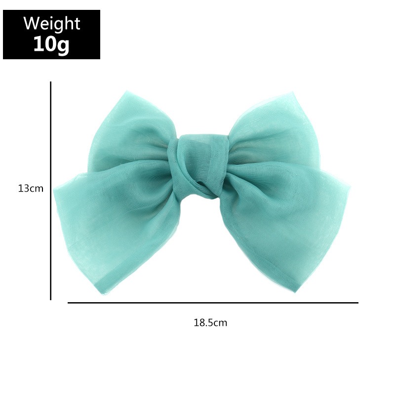 Korean Retro Big Bow Hairpin display picture 2