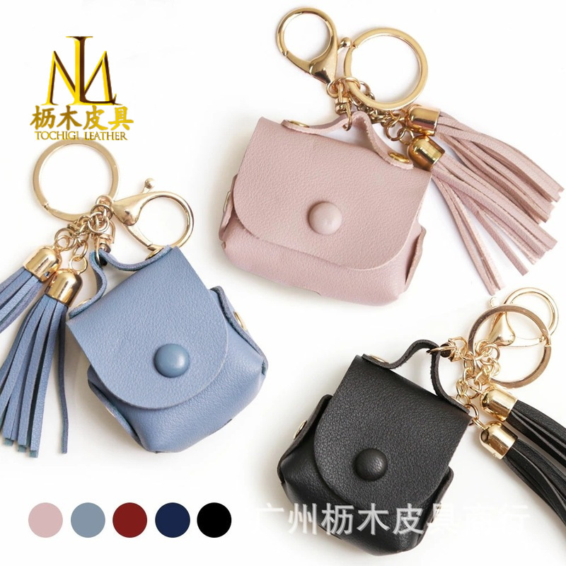 For AirPods 3 Generation Apple Bluetooth Headset Case Keychain with Tassel AirPods Pro Leather Case For AirPods 3 Generation Apple Bluetooth Headset Case Keychain with Tassel AirPods Pro Leather Case