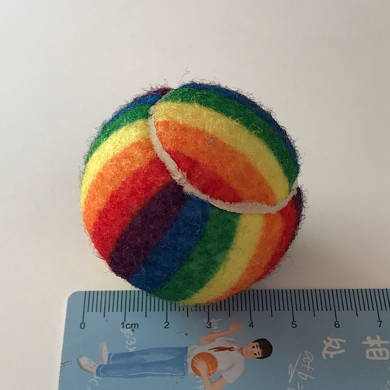 작은 테니스 공 5CM 색상