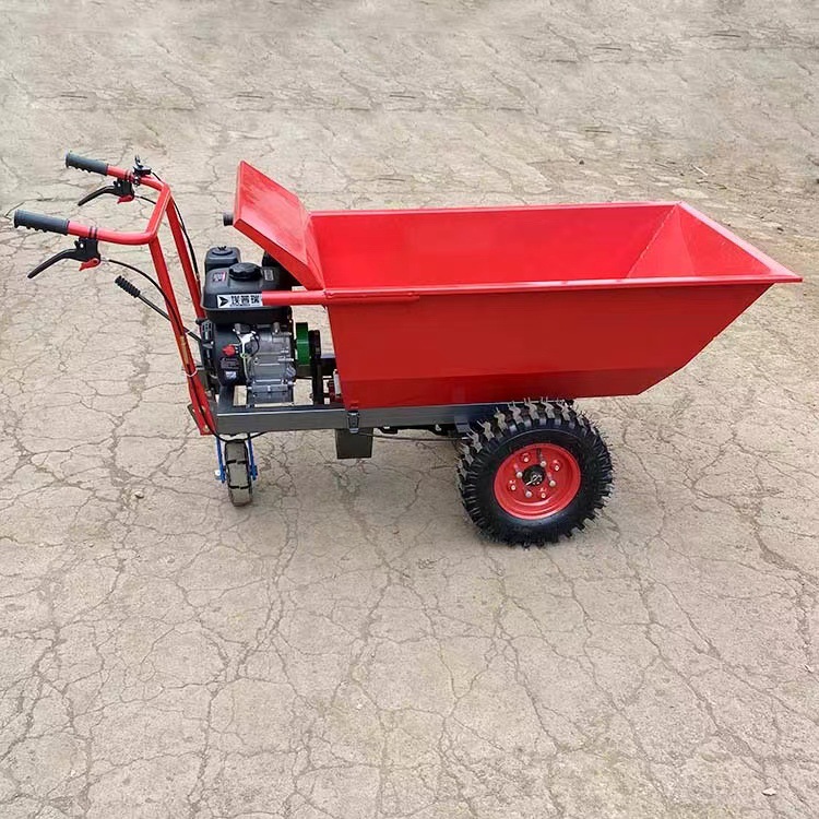 柴油搬运手推车 手推式汽油手推车 果园摘果下山运输推车